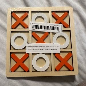 Wooden game tick tack toe